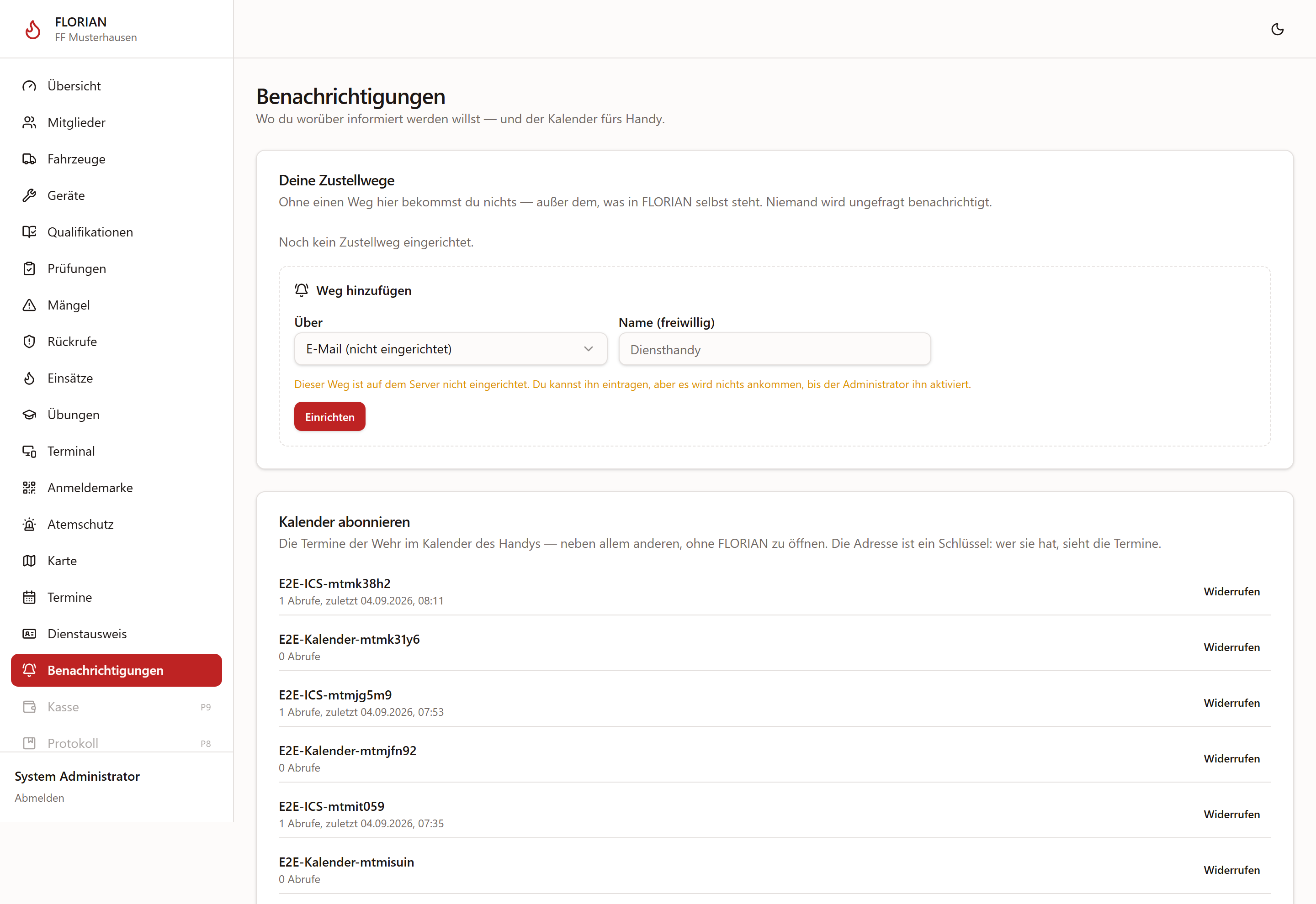 Benachrichtigungen