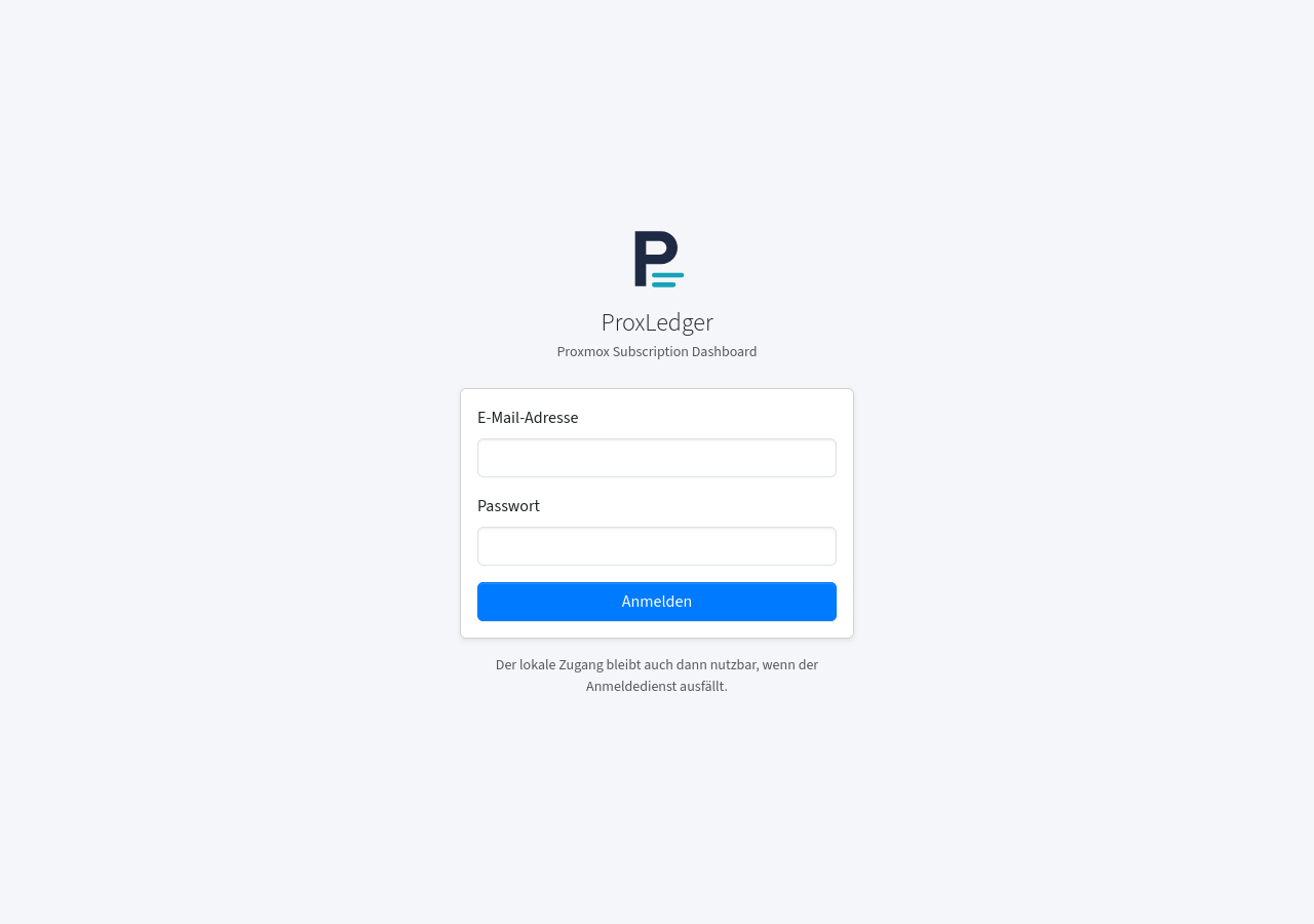 Anmeldeseite