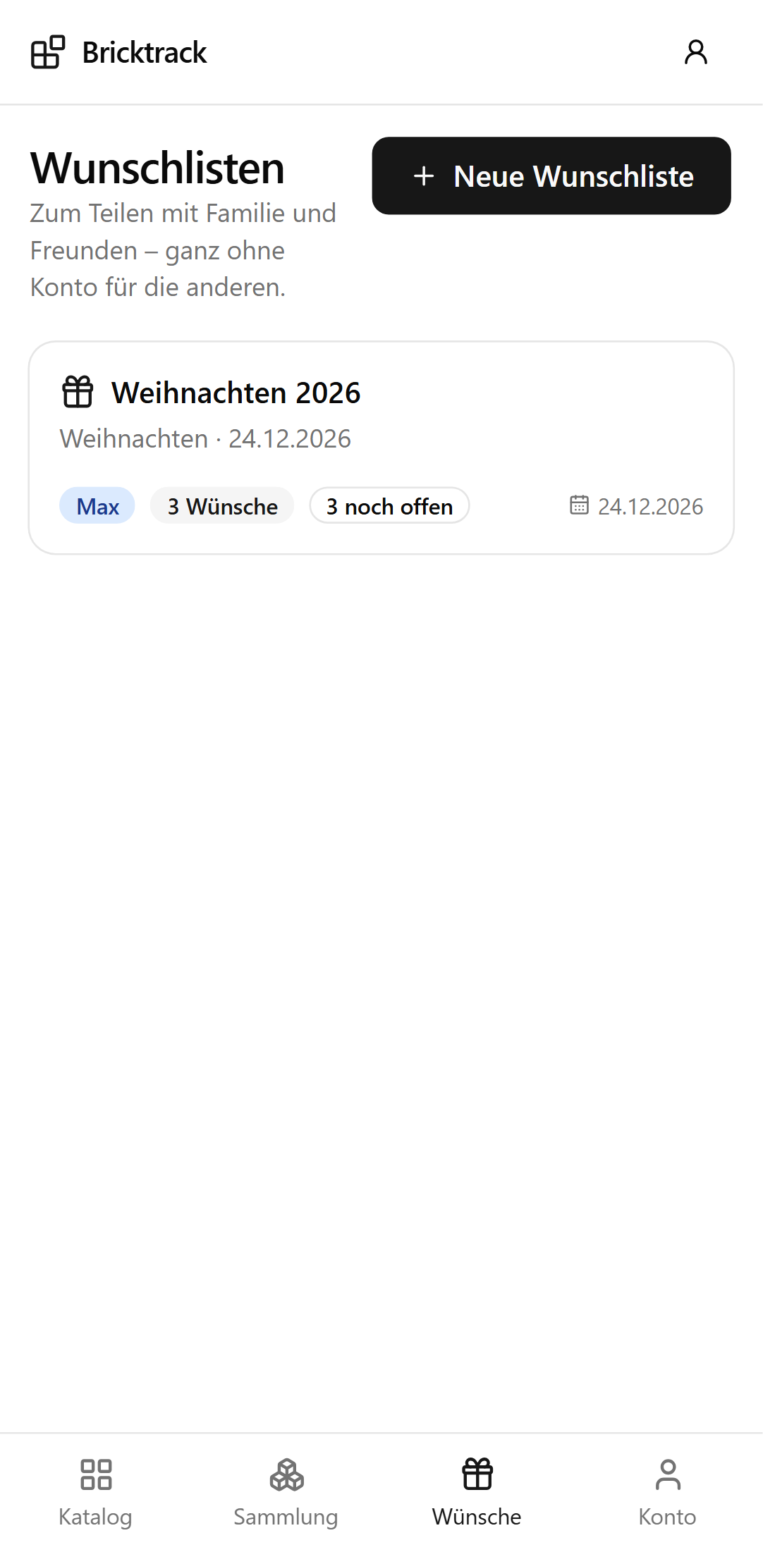 Wunschlisten