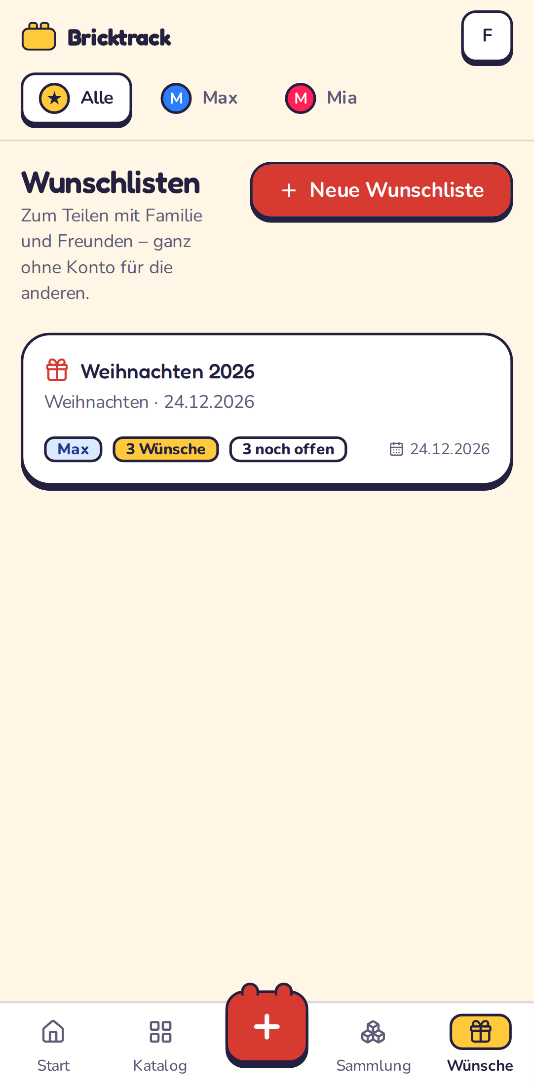 Wunschlisten