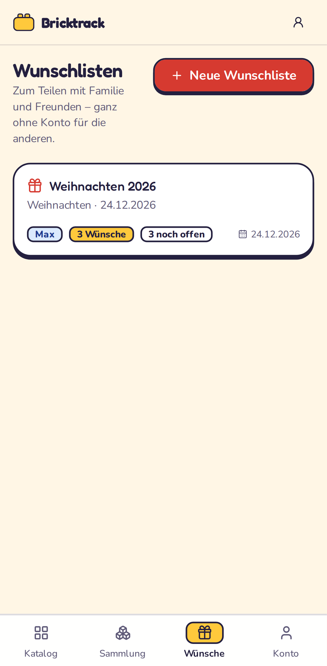 Wunschlisten