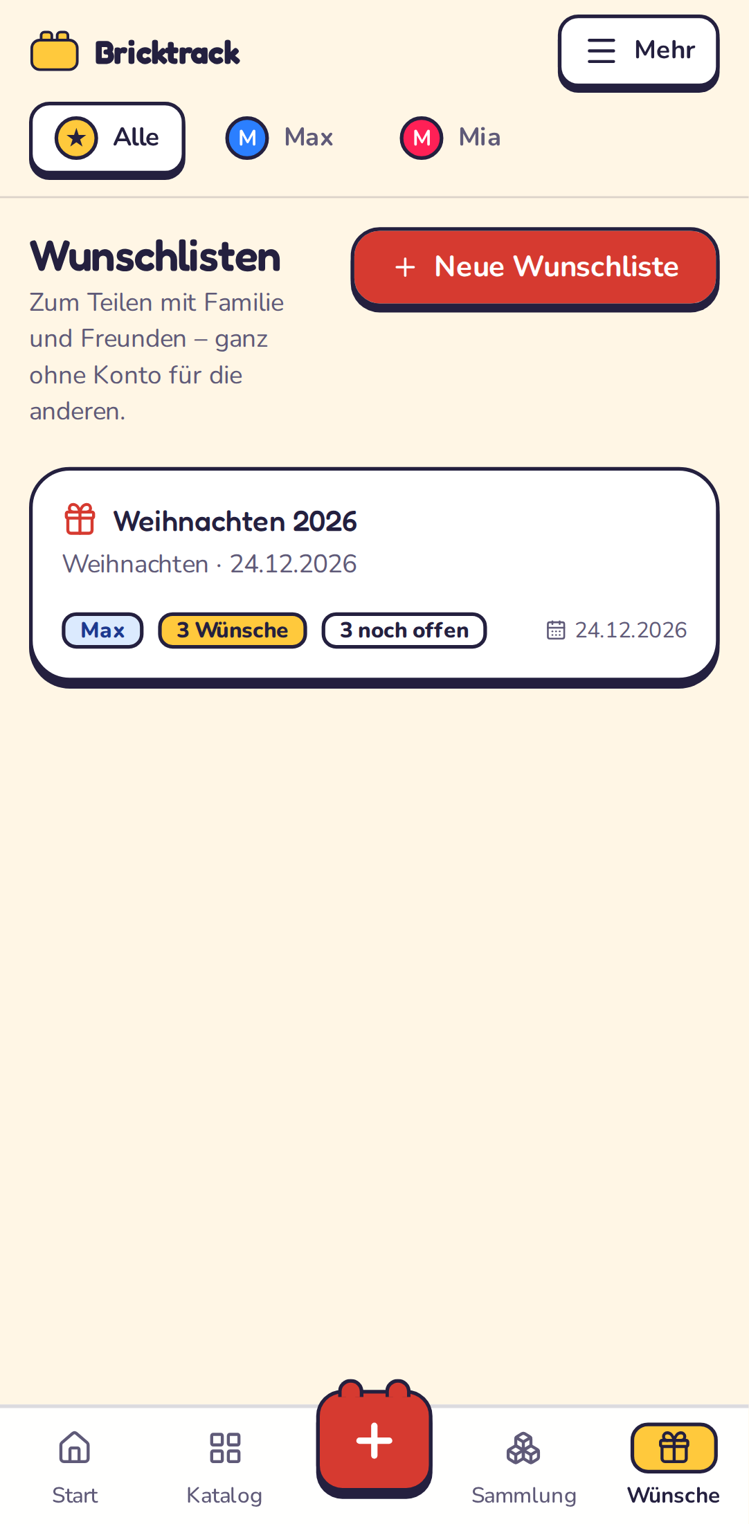 Wunschlisten