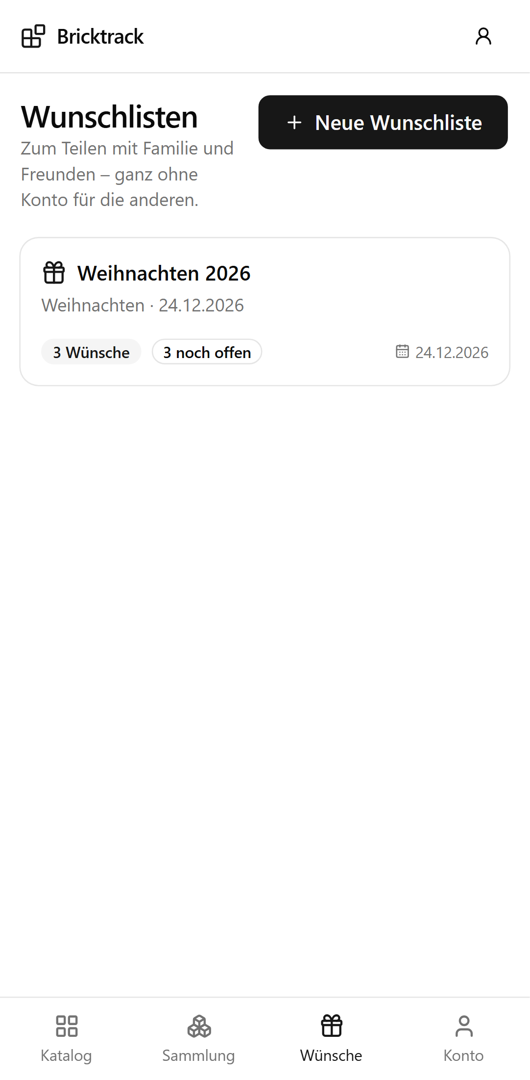 Wunschlisten