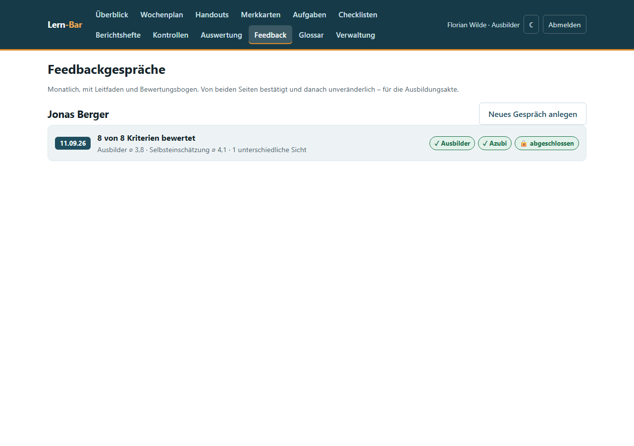 Feedbackgespräche
