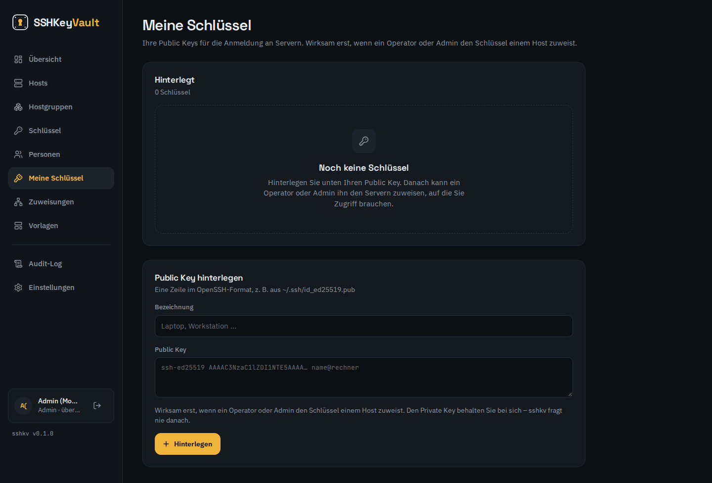 Meine Schlüssel
