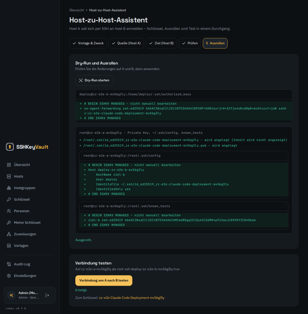Assistent – fertig